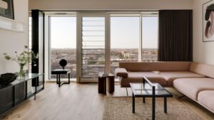 Appartement moderne à louer à Rabat avec salon lumineux